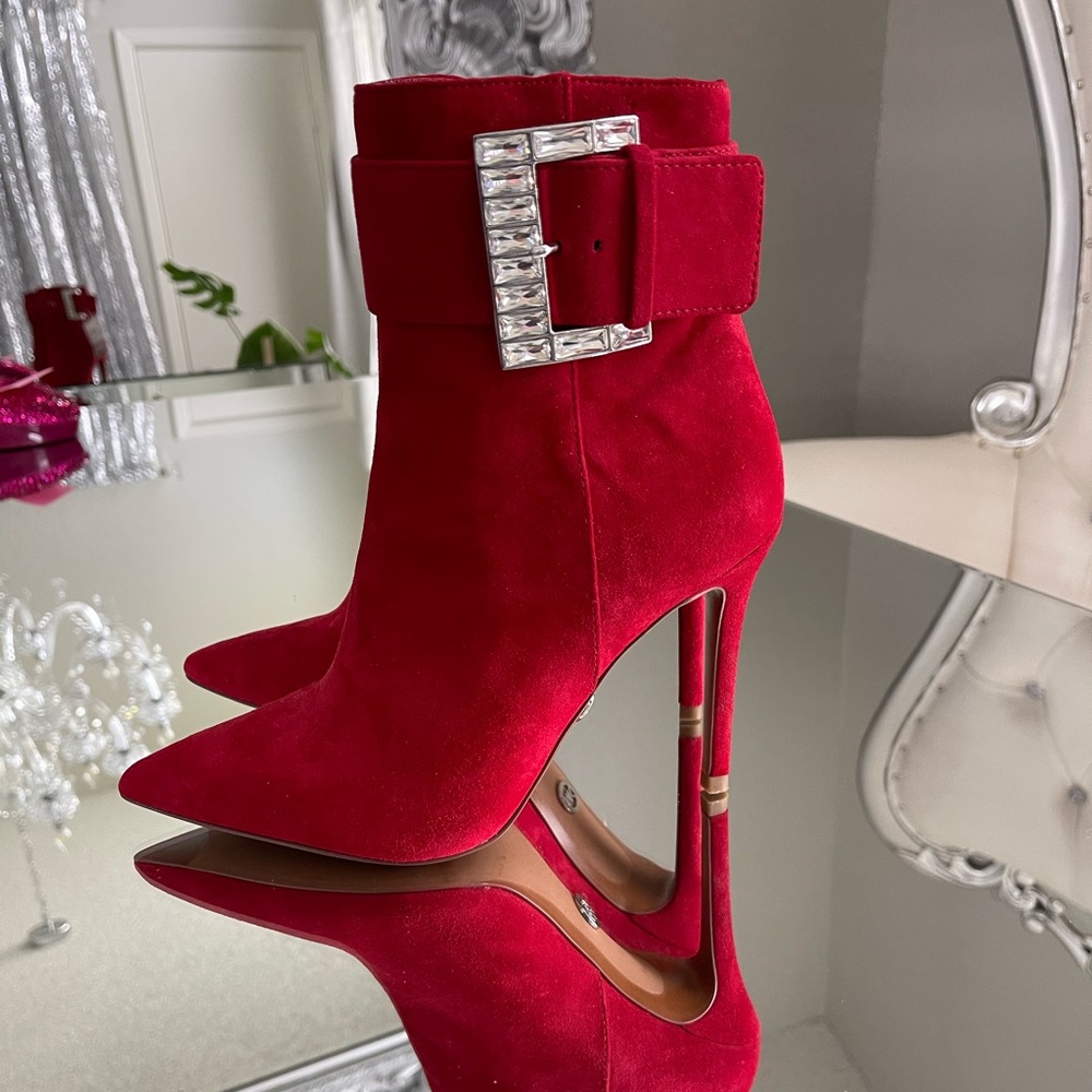 Michael Kors red Booties